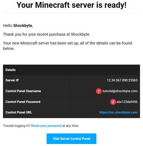 How to Access Your Server Control Panel .
